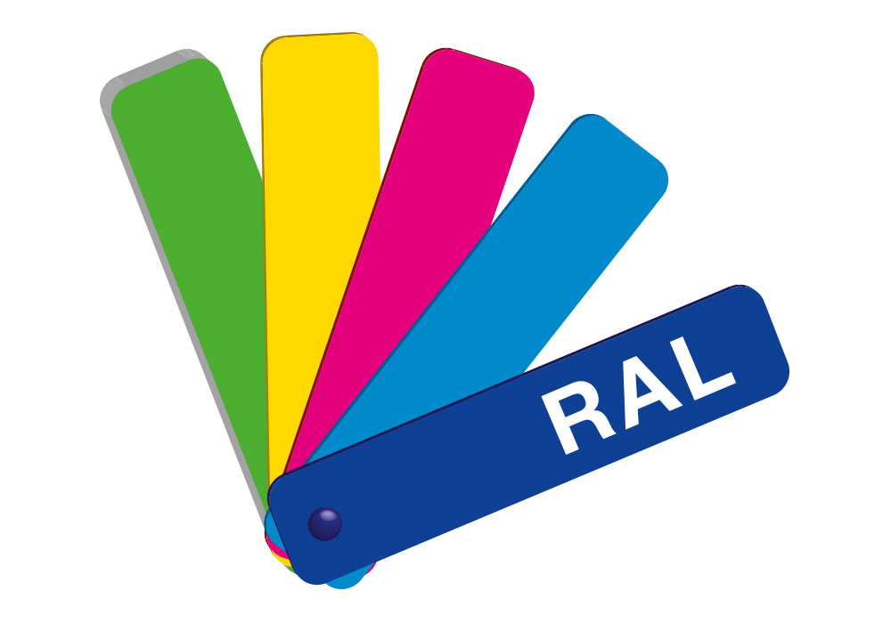 RAL nach Wahl und Sonderfarben: NCS, Struktur- und Perleffektfarben
