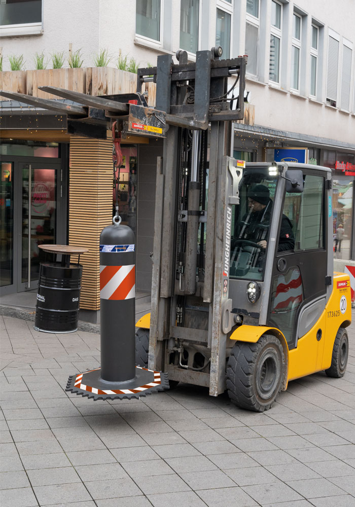 Maximum flexibility offered by mobile vehicle barriers
