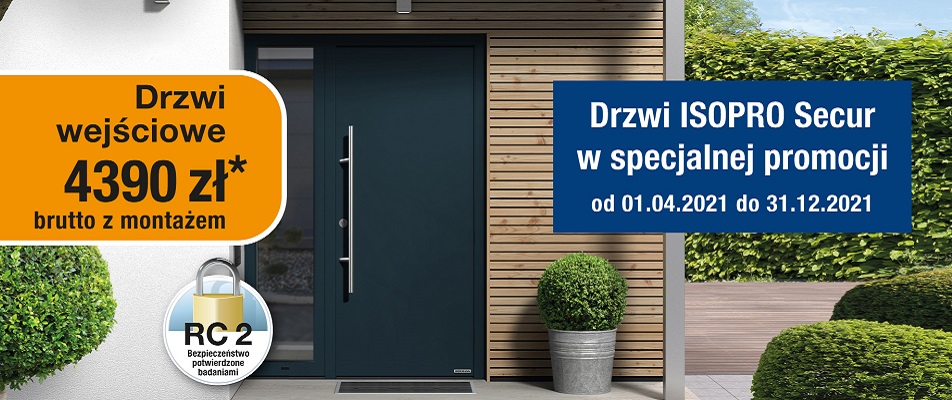 Aranżacja drzwi ISOPRO Secur
