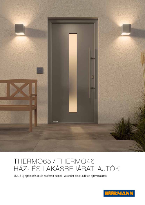 Thermo65 / Thermo46   ház- és lakásbejárati ajtók