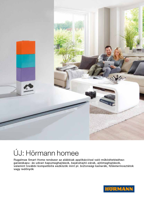 Hörmann homee SmartHome rendszer