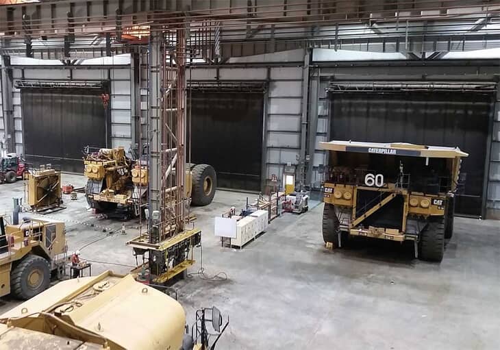 Solid rubber high-speed doors