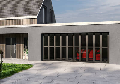 Aluminium frame door for more light transmission and improved ventilation Aluminium frame door for more light transmission and improved ventilation