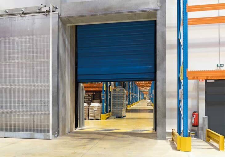 High-speed folding doors